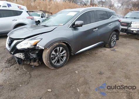 2015 Nissan Murano Sl из США, поврежденный, VIN 5N1AZ2MHXFN243747